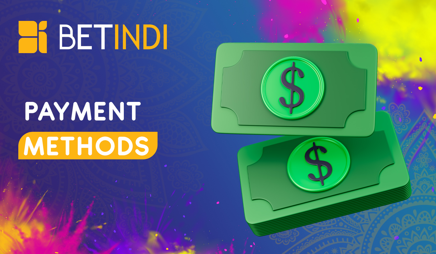 What deposit and withdrawal methods are available to Indian users in the Betindi app 
