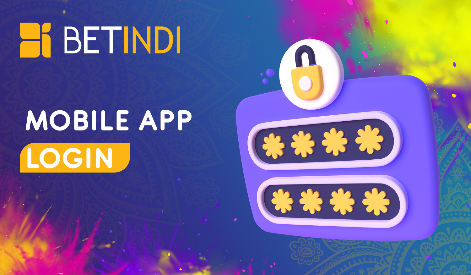 How to log in to your account in the Betindi app 