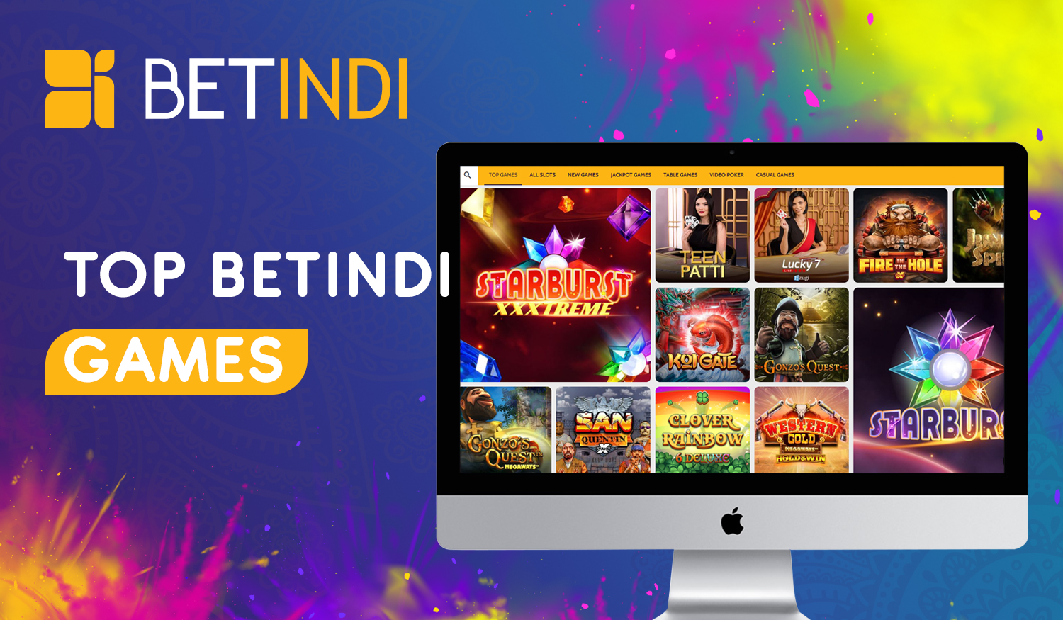 The most popular games among Indian users in the Betindi section casino